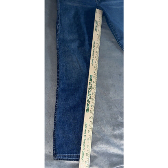 Madewell 9" High Rise Skinny Jeans Stretch Blue Denim Dark Wash Womens Size 28 - Picture 3 of 7